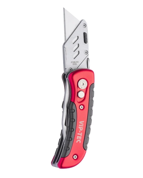 VIPTEC VT875159 Çift Bıçaklı Katlanır Cep Tipi Maket Bıçağı - Resim 3