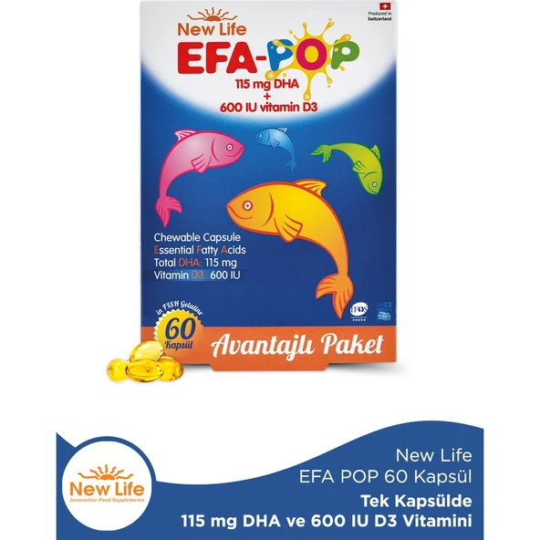 New Life Efa Pop 60 Kapsül ürün görseli 1