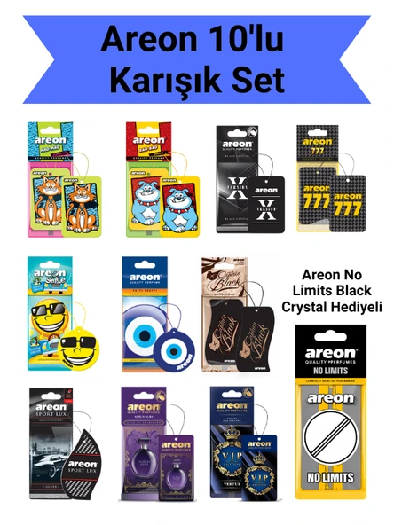 Areon 10'lu Karışık Set (10 Farklı Koku) ürün görseli 1