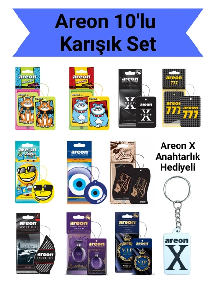 Areon 10'lu Karışık Set (10 Farklı Koku) ürün görseli 1