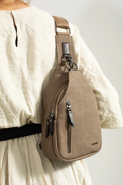M 708 Mega Bag Kanvas Body Bag / Omuz Çantası ürün görseli 1