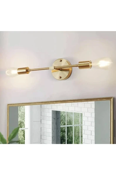 Fico Home Eskitme Gold Sarı Modern Duvar Aplik Şık Görsellik Katar ürün görseli 1
