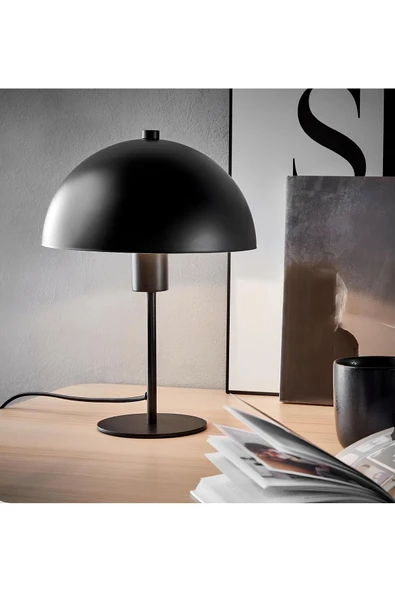 Fico Home Modern Abajur Monte Masa Lambası Metal Gövde E-27 Duy Şık Görsellik Katar ürün görseli 1