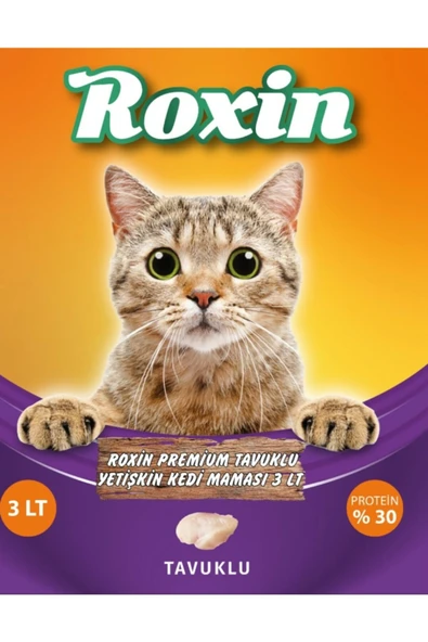 Roxin Premium Tavuklu Yetişkin Kedi Maması 3 Lt ürün görseli 1