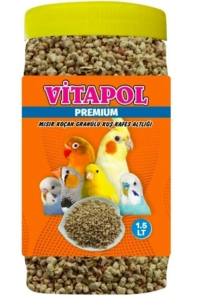 Vitapol Premıum Mısır Koçan Granülü 1.5 Lt ürün görseli 1