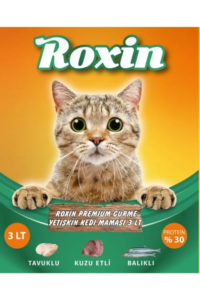 Roxin Premium Gurme Yetişkin Kedi Maması 3 Lt ürün görseli 1
