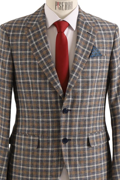Erkek Tek Ceket Regular Fit - Resim 4