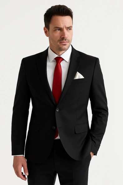 Erkek Takım Elbise Slim Fit - Resim 2