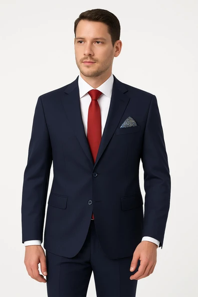 Erkek Takım Elbise Slim Fit - Resim 2