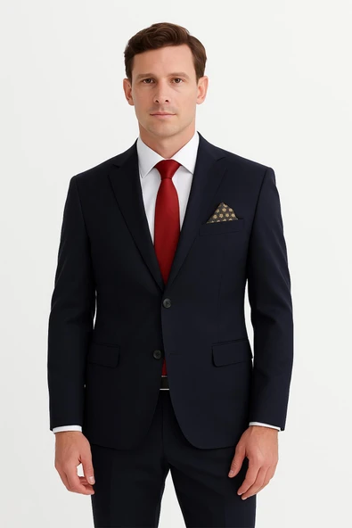 Erkek Takım Elbise Slim Fit - Resim 2