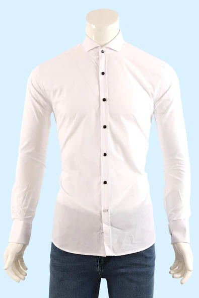Damatlık Gömlek Slim Fit - Resim 3