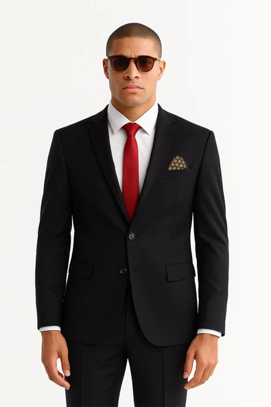 Erkek Takım Elbise Slim Fit ürün görseli 1