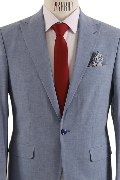 Erkek Takım Elbise Slim Fit - Resim 11
