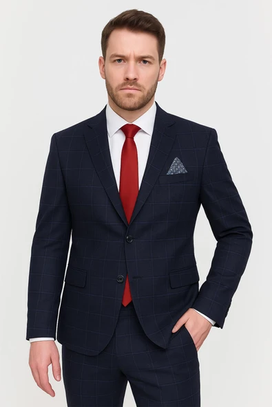 Erkek Takım Elbise Slim Fit - Resim 2