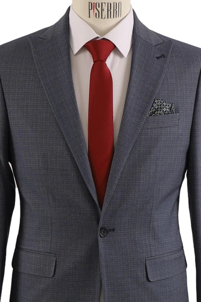 Erkek Takım Elbise Slim Fit - Resim 5