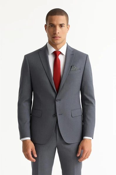 Erkek Takım Elbise Slim Fit - Resim 2