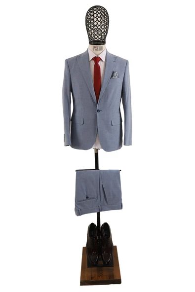 Erkek Takım Elbise Slim Fit - Resim 9