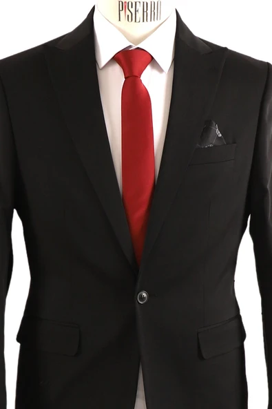 Erkek Takım Elbise Slim Fit - Resim 5