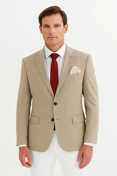 Erkek Tek Ceket Slim Fit ürün görseli 1