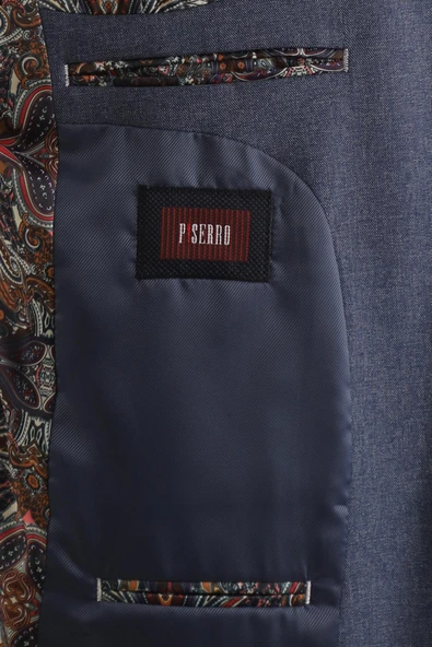 Erkek Tek Ceket Slim Fit - Resim 6