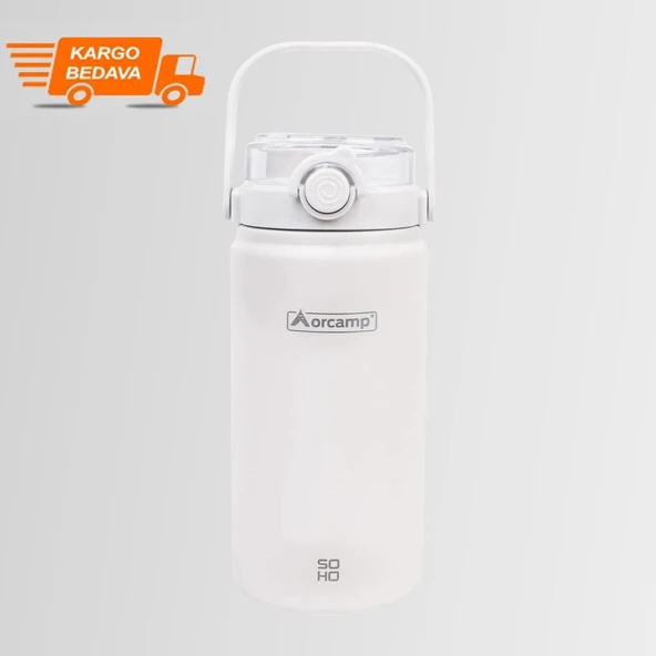 Orcamp OUT-5002 Soho Tumbler 1000 ml Termos Beyaz ürün görseli 1