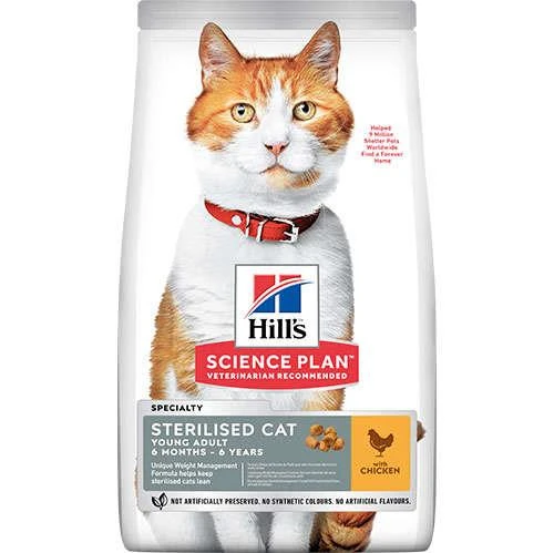 Hills Tavuklu Kısırlaştırılmış Kedi Maması 1,5 Kg ürün görseli 1