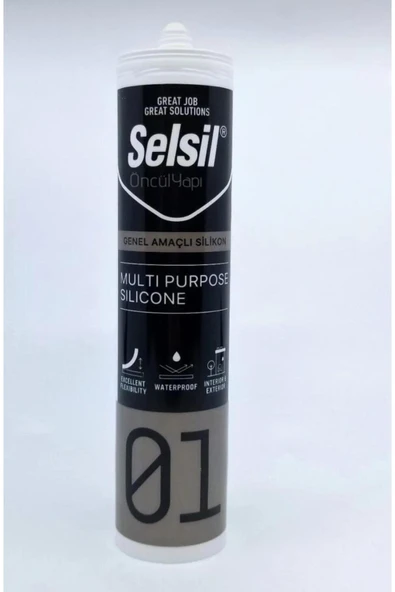 Selsil GENEL AMAÇLI SİLİKON ŞEFFAF 280gr (1 ADET) ürün görseli 1
