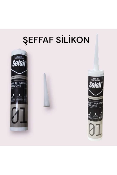 Selsil Şeffaf Silikon ürün görseli 1