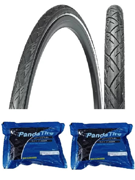 Chaoyang 28 Jant 28x1.50 6 mm Ref. H-489 Bisiklet Dış Lastiği X 2 Adet + Plus Panda İç Lastik Seti ürün görseli 1