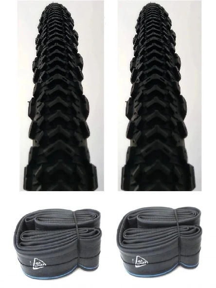 Billas 26 Jant 26x1.95 Bisiklet Dış Lastiği BL301 X 2 Adet + İç Lastik Seti ürün görseli 1