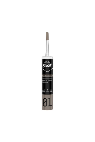 Selsil Genel Amaçlı Şeffaf Silikon 280 gr ürün görseli 1