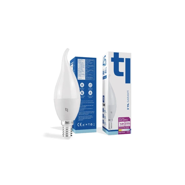 Tuled Redeem Plus C37A E14 Mum Ampul, Titreşimsiz, Göz Konforu, Tekli ürün görseli 1