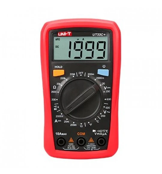 Unit UT 33C+ 600v Dijital Multimetre - Resim 2