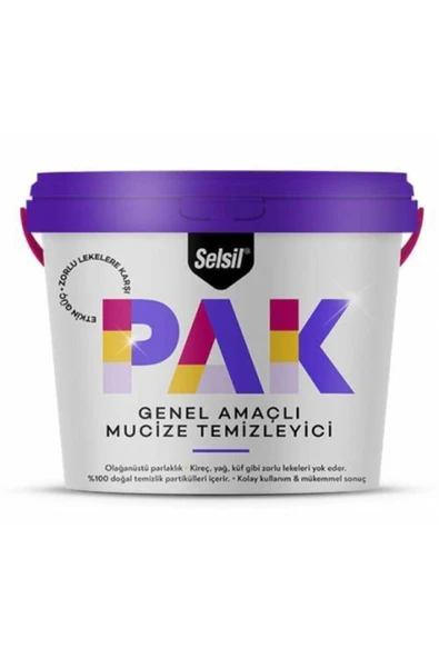 Selsil 3 Adet 500 g Pak Genel Temizleyici ürün görseli 1