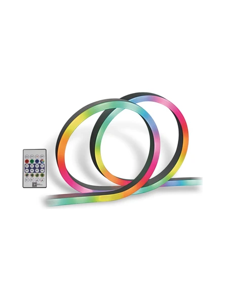 Cata CT-4567 Pixel Neon LED Set 5 Metre RGB Kumandalı Esnek Şerit Işık İç & Dış Mekan Dekoratif Aydınlatma ürün görseli 1