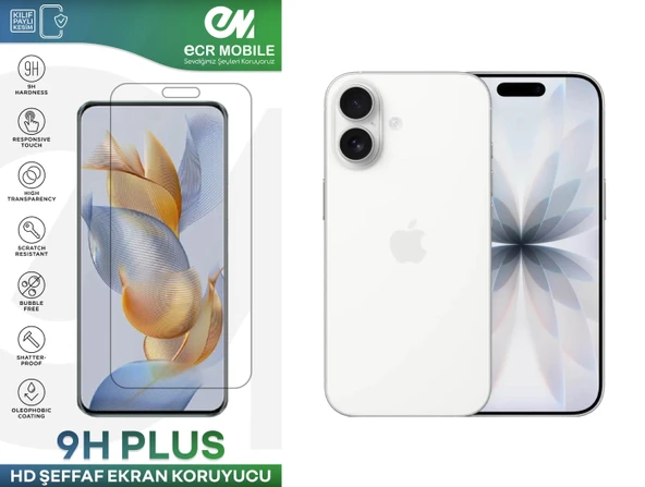 Iphone 17 ile Uyumlu Ekran Koruyucu 9H Esnek Nano Cam Şeffaf ürün görseli 1