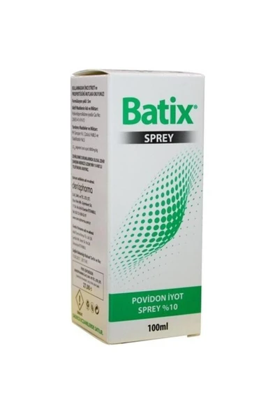 Batix Antiseptik Sprey 100 ml ürün görseli 1