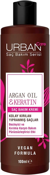 Urban Care Argan Oil&Keratin Saç Kremi 100 ml ürün görseli 1