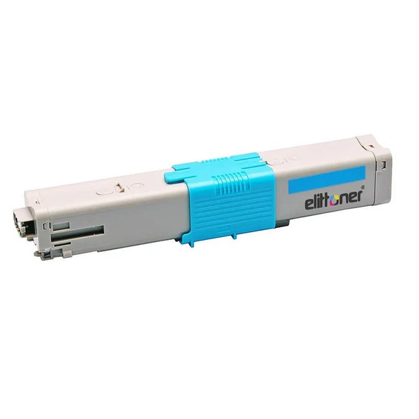 Elittoner OKI C310, C330, C331, C510, C511, C530, C531, MC351, MC352, MC361, MC362, MC561, MC562, 44469716, Cyan (2K) ürün görseli 1