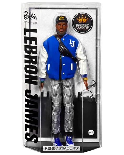 Barbie İmzalı LeBron James Kenbassadors Bebek HRM33 ürün görseli 1