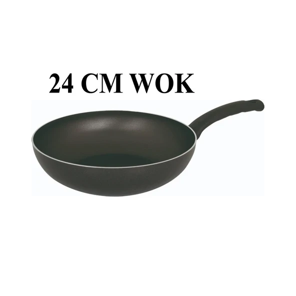 Mehtap Teflon Wok Tava - 24 CM - Resim 2