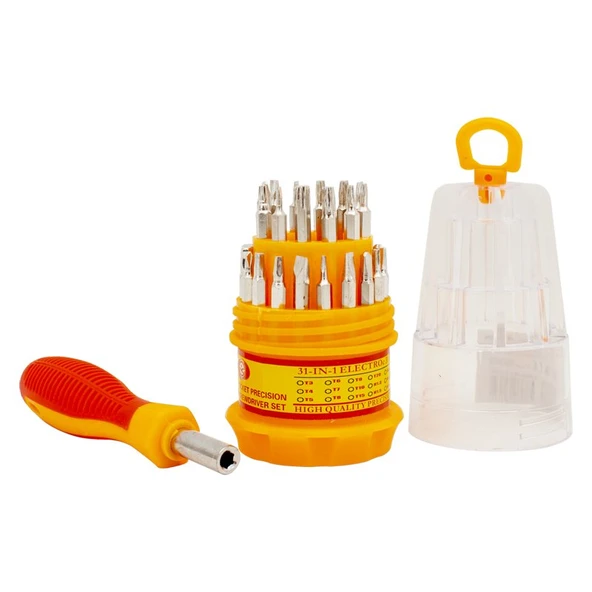 Powermaster 31 in 1 Değiştirilebilir Uç Tornavida Set Huajun ürün görseli 1