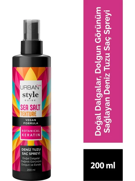 Urban Care Style Guide Deniz Tuzu Etkili Doğal Dalga Sağlayan Saç Spreyi-200 ML ürün görseli 1