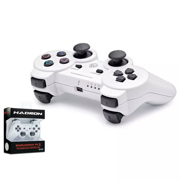 Hadron Hd306B Ps3 Gamepad Beyaz ürün görseli 1