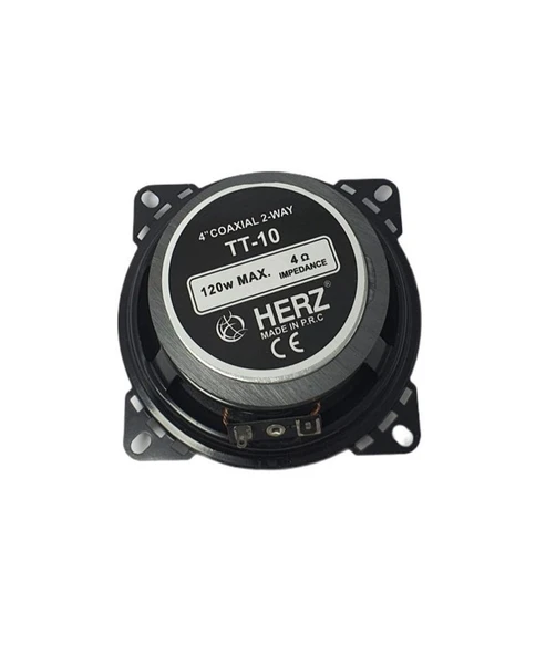 Herz 10cm 120Watt Çift Yollu Tweeterli Oto Hoparlör Tekli Oto Hoparlör ürün görseli 1
