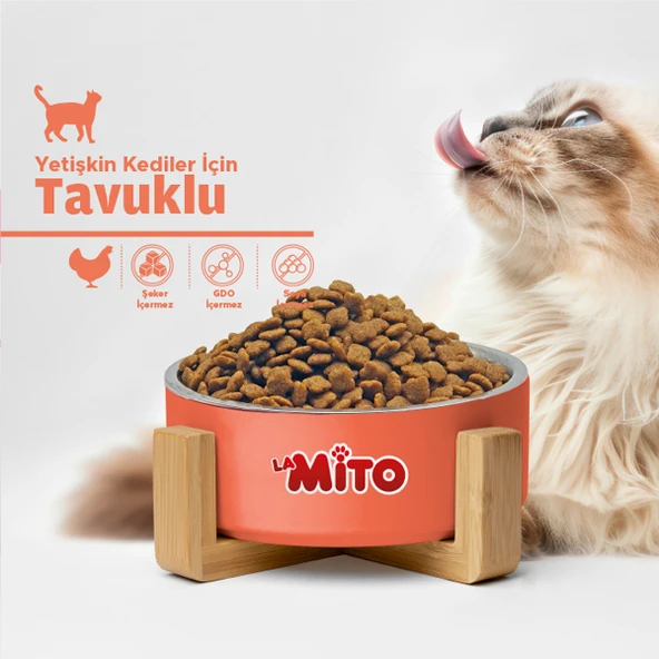 Mito Adult Cat Tavuklu Yetişkin Kedi Maması 5 kg Açık Mama ürün görseli 1