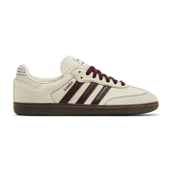 adidas Samba OG Wonder White Maroon ürün görseli 1