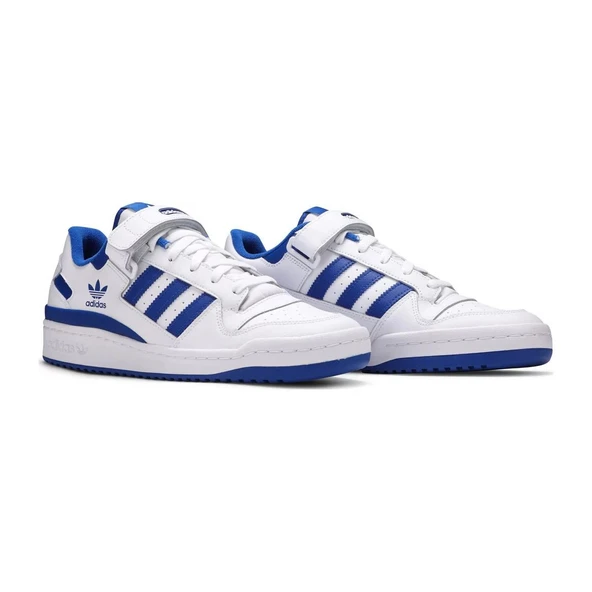 adidas Forum Low White Royal Blue - Resim 3