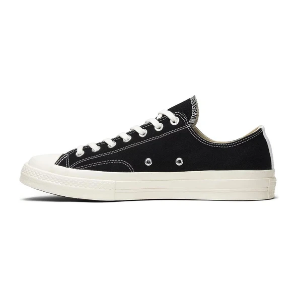 Converse Comme des Garcons Low Play Black White - Resim 3