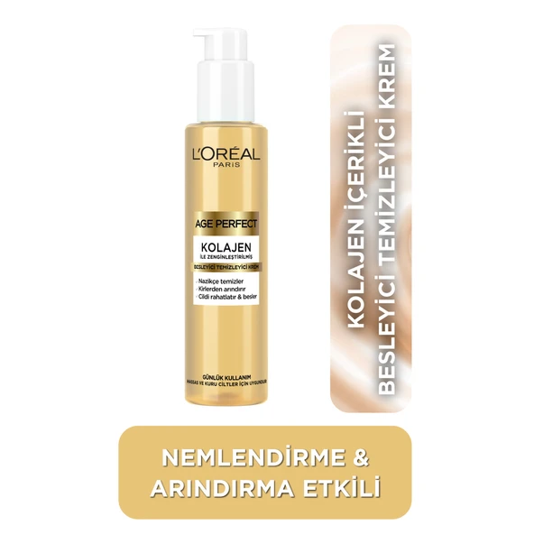 L'Oreal Paris Age Perfect Kolajen Yüz Temizleme Jeli 150 ml ürün görseli 1